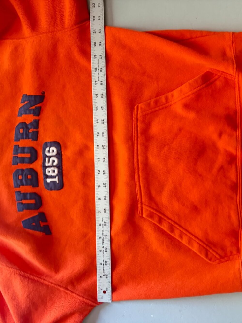 Auburn University Tigers Hoodie Applique Size Medium - Picture 6 of 6